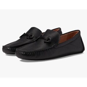 Cole Haan Womens Tully Driver Driving Style Loafers Black Leather Size 8.5B EUC
